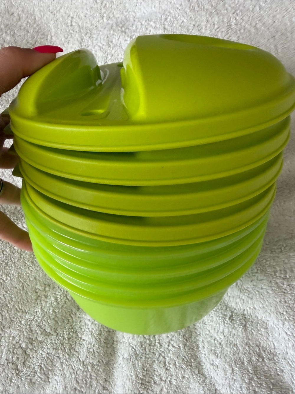 Tupperware on the go salad storage bowls - set of 4